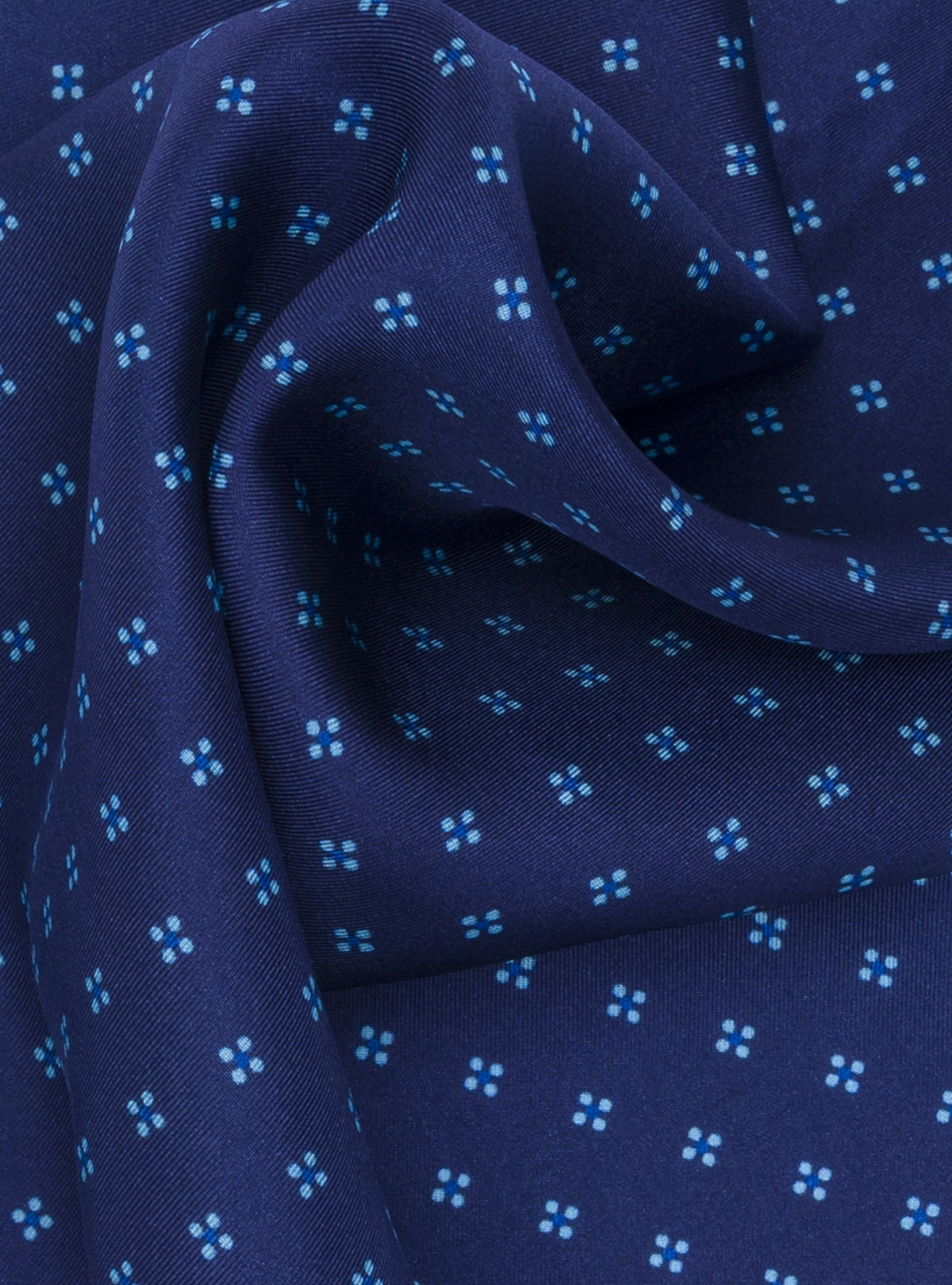 Pochette da giacca a fantasia in seta-1