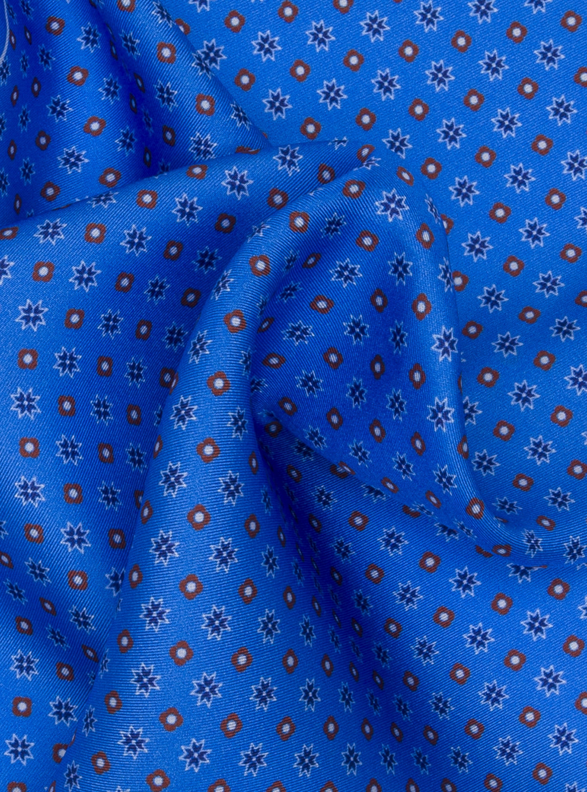 Pochette da giacca a fantasia in seta-1