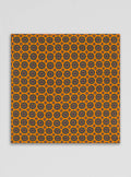 Pochette da giacca a fantasia in seta-0