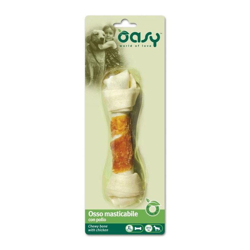 OASY DOG SNACK OSSO CON POLLO TG. XL
