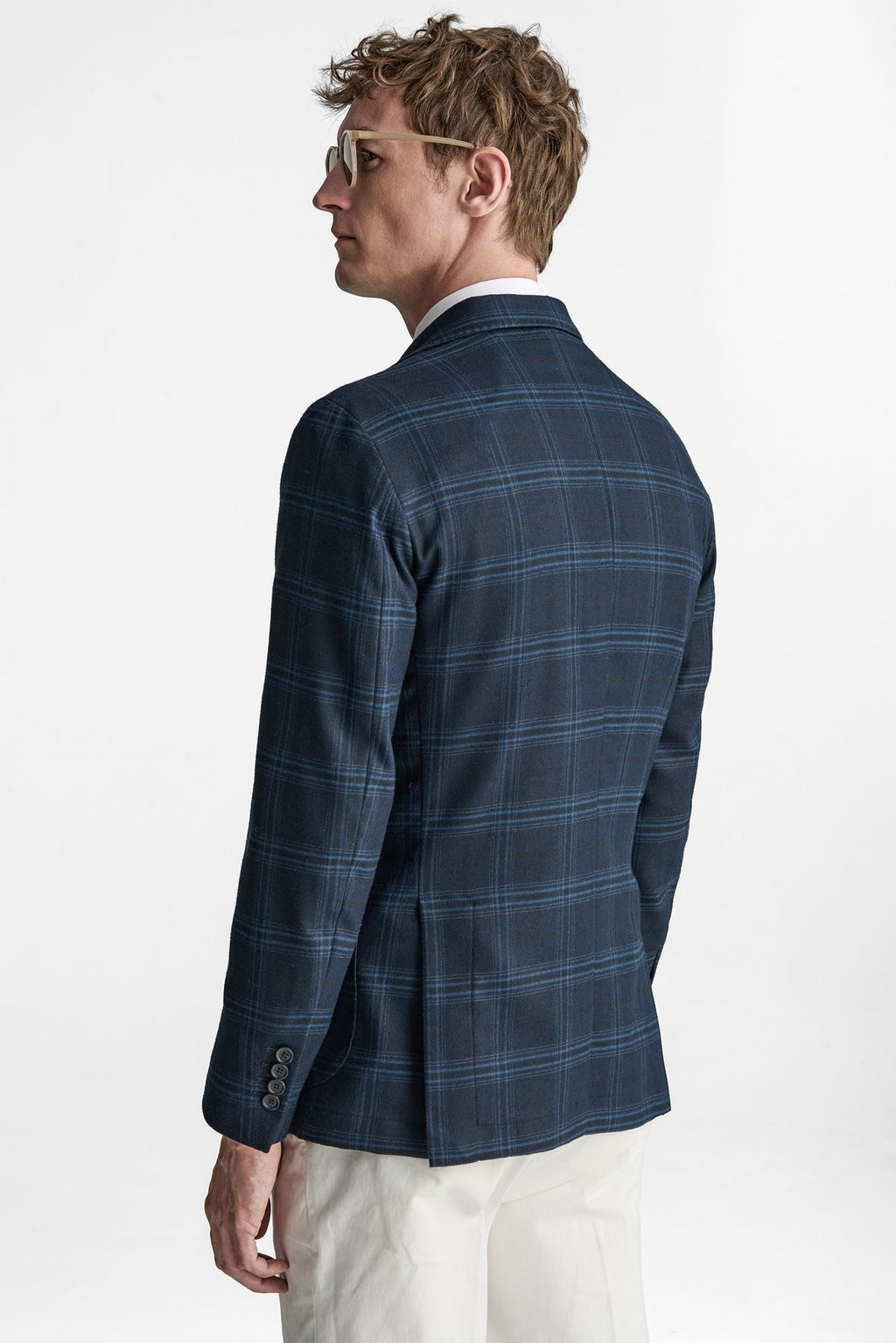 Giacca uomo a quadri sartoriale-4