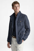 Giubbino uomo 4 tasche effetto camoscio-0