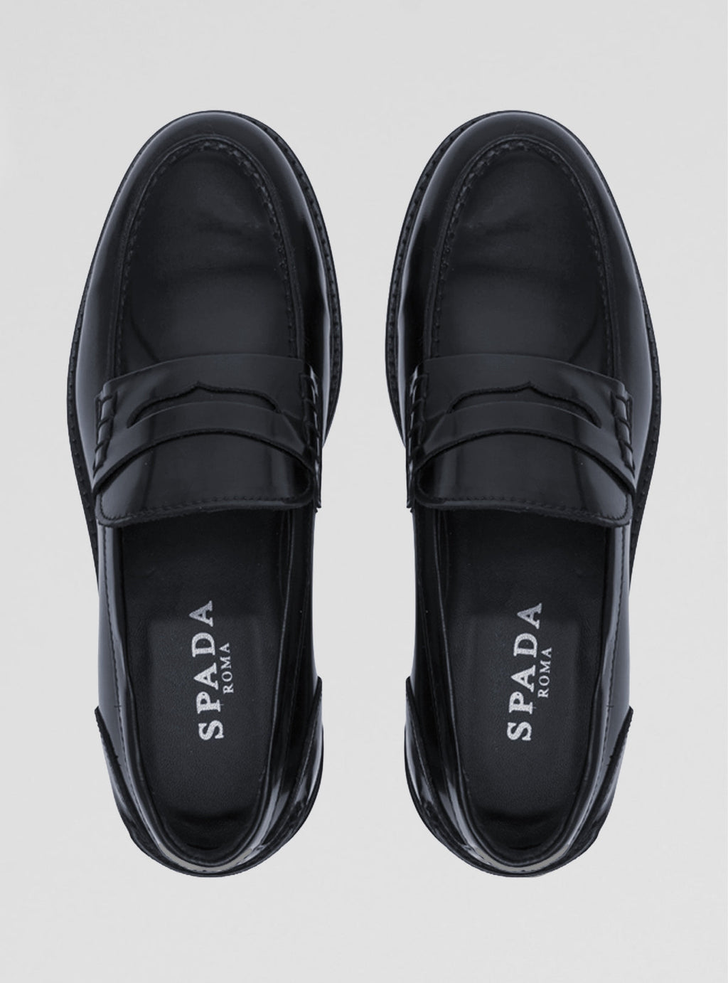 Scarpe mocassini in pelle e cuoio-1