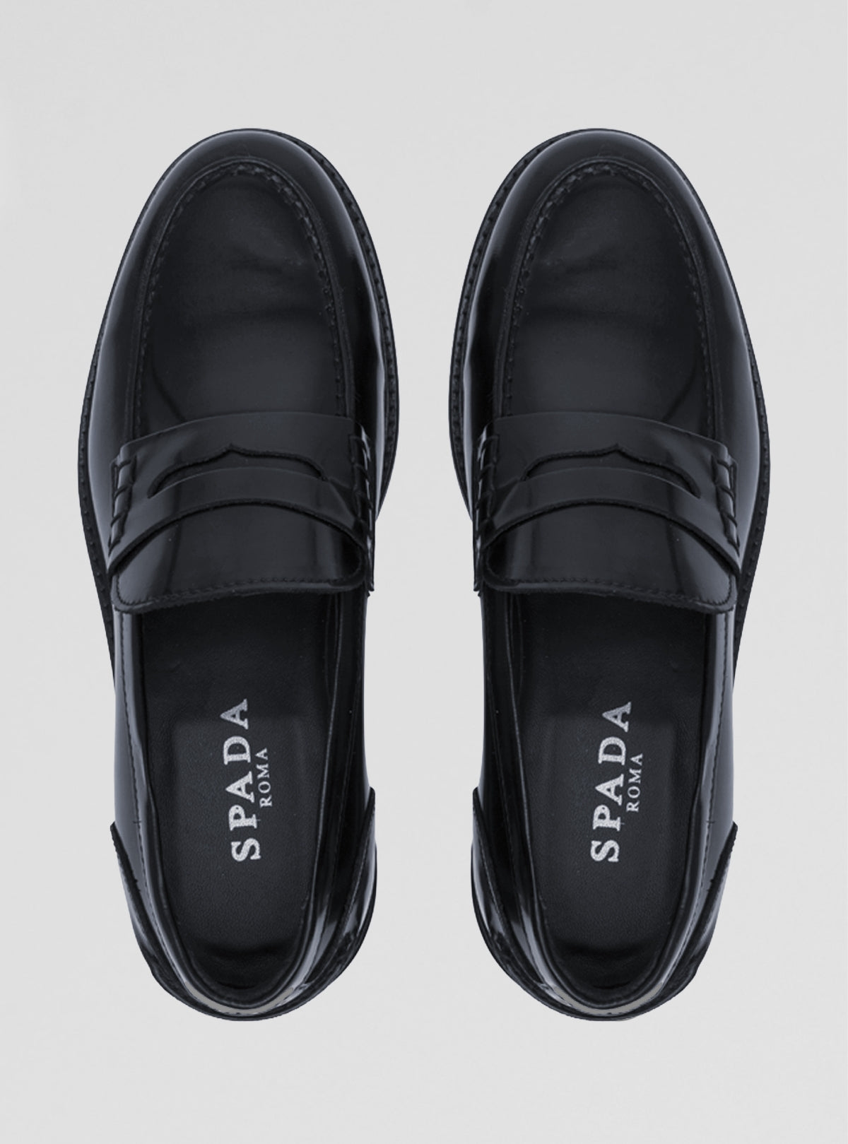 Scarpe mocassini in pelle e cuoio-1