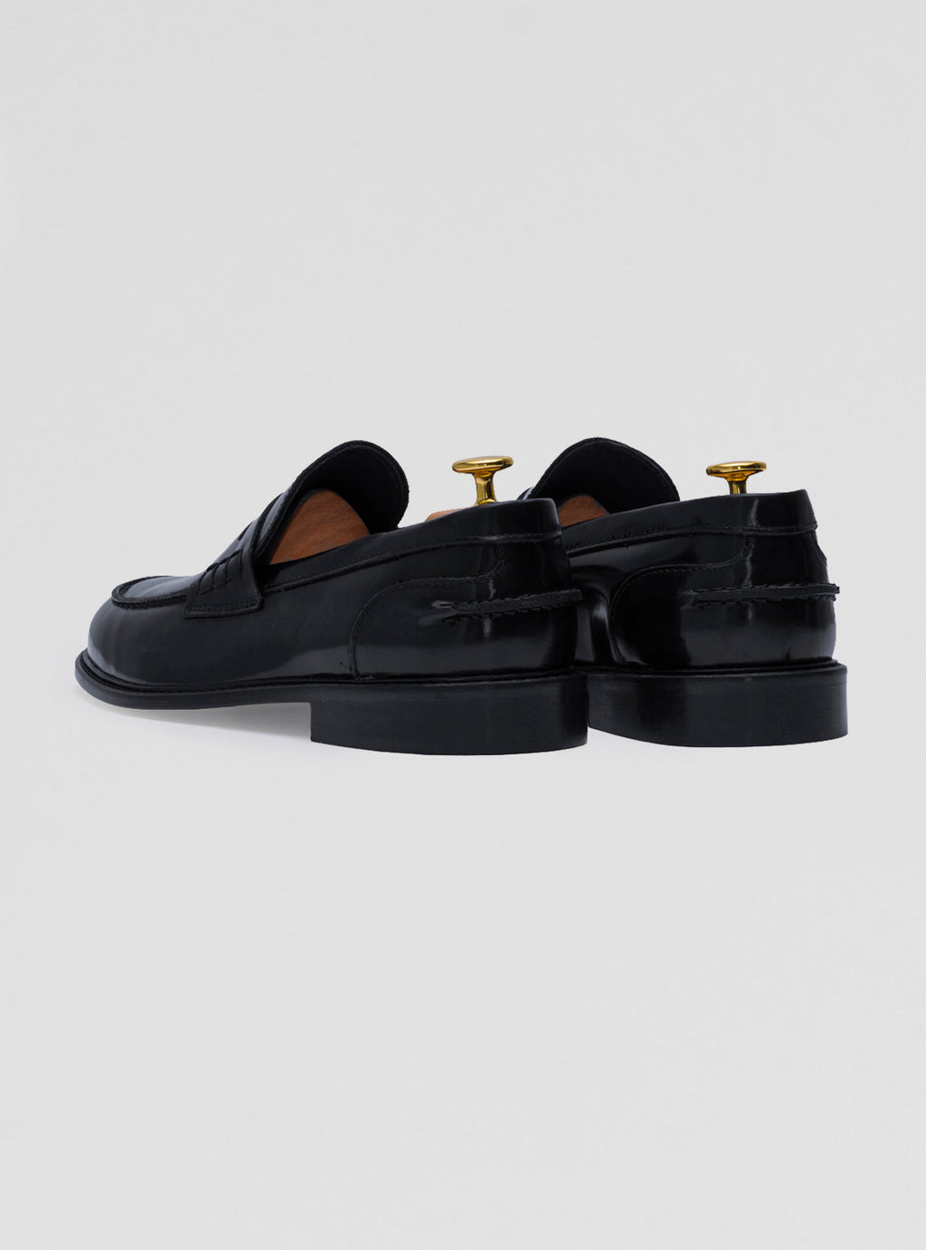 Scarpe mocassini in pelle e cuoio-2