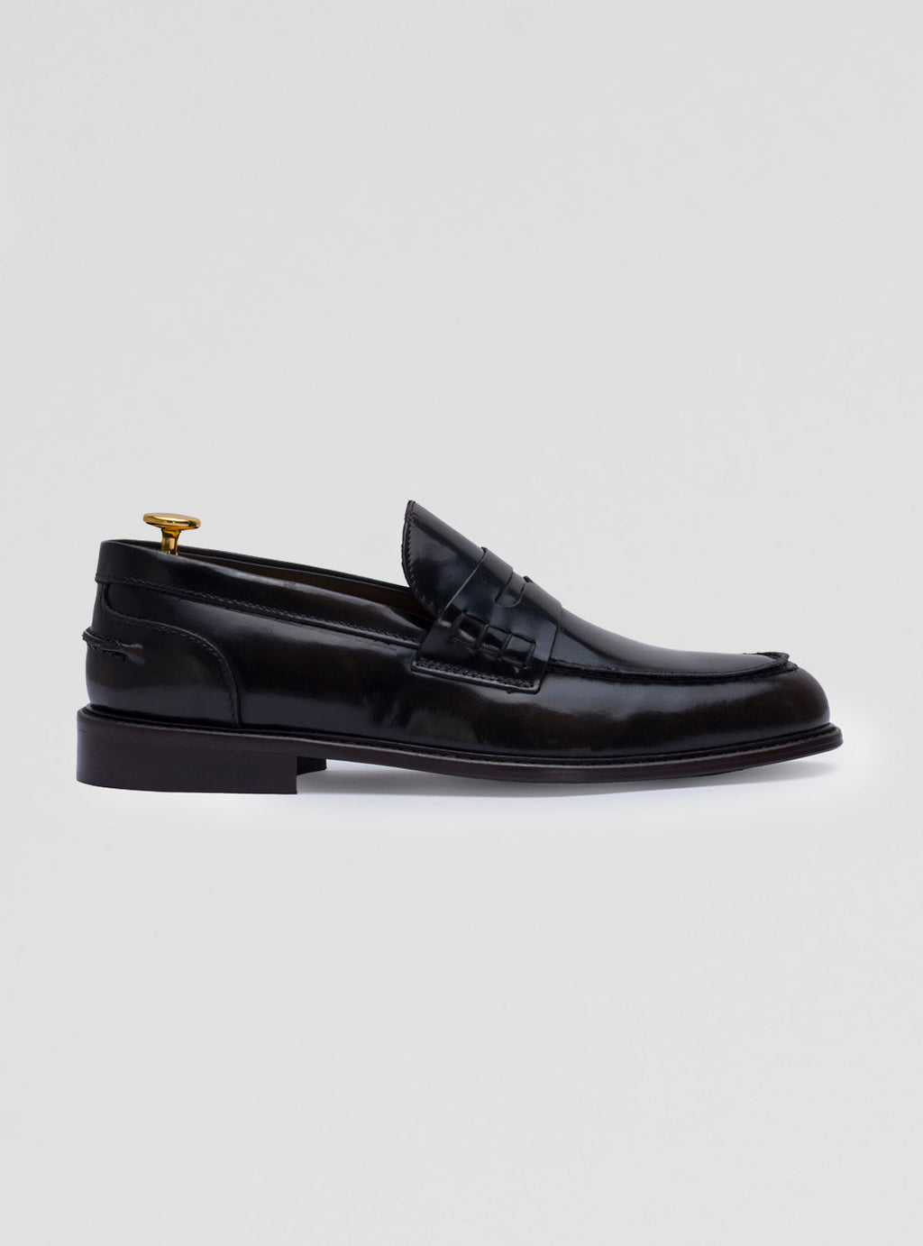 Scarpe mocassini in pelle e cuoio-0