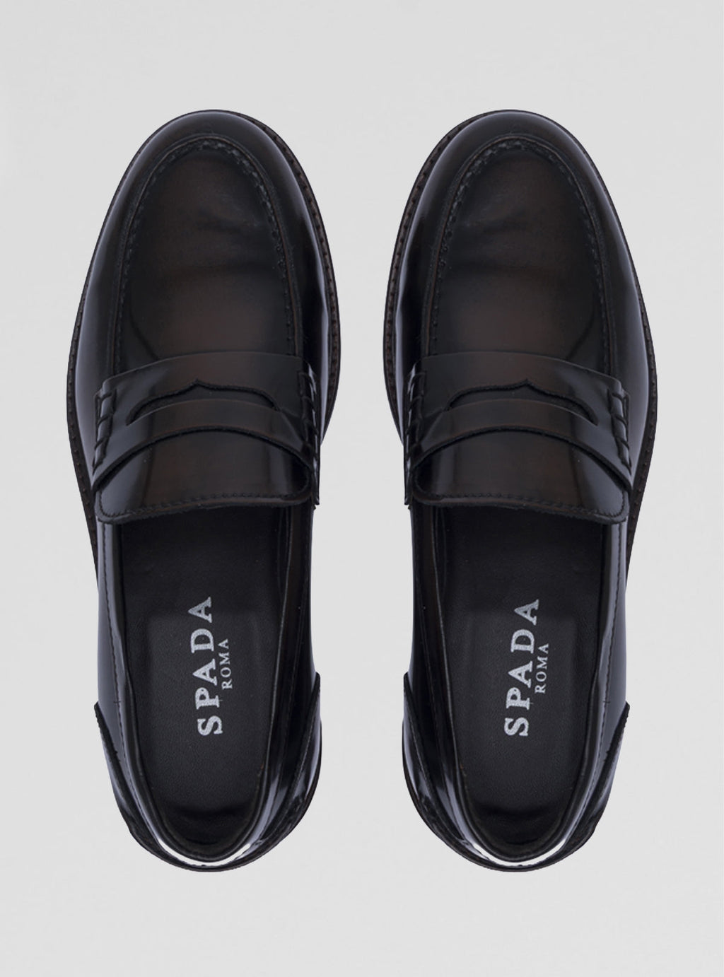 Scarpe mocassini in pelle e cuoio-1