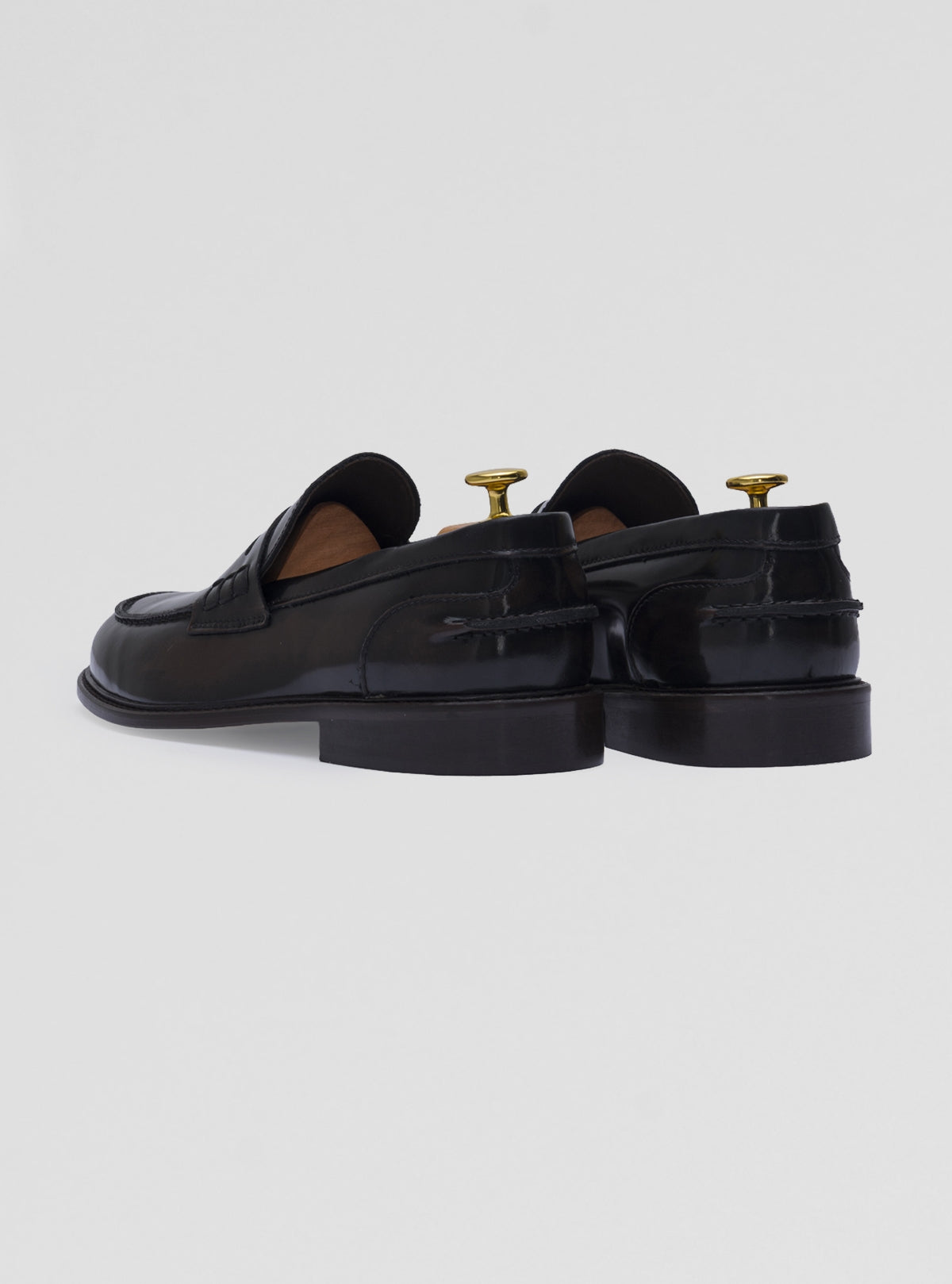 Scarpe mocassini in pelle e cuoio-2