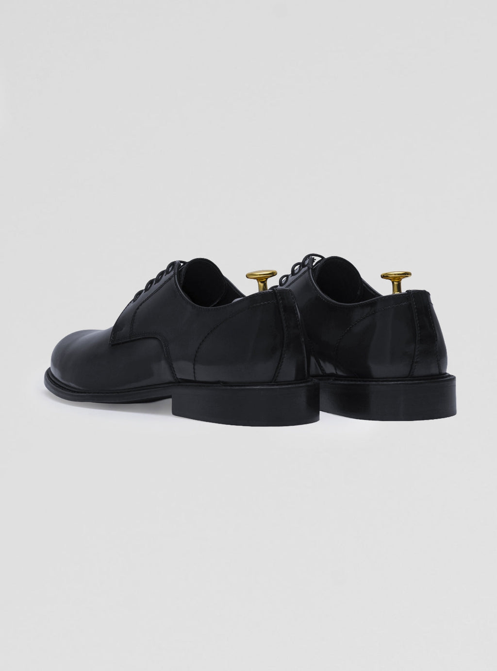 Scarpe derby in pelle con suola cuoio-1