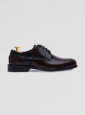 Scarpe derby in pelle con suola cuoio-0
