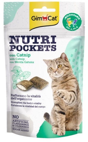 GIMCAT NUTRIPOCKETS CATNIP 60 GR.