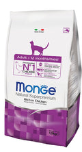 MONGE SUPERPREMIUM CAT ADULT RICCO DI POLLO 1,5 KG.