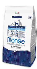 MONGE DAILY LINE MEDIUM PUPPY & JUNIOR RICCO DI POLLO 3 KG.