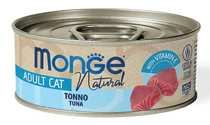 MONGE CAT NATURAL ADULT TONNO 80 GR.