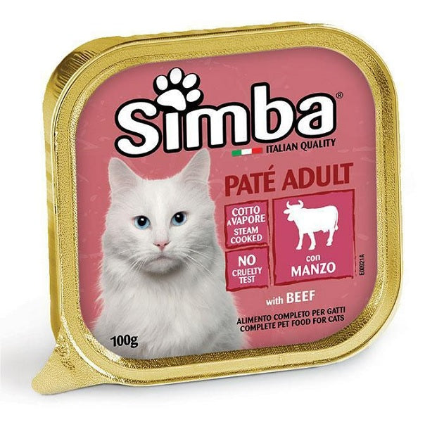 SIMBA GATTO PATE' CON MANZO 100 GR.