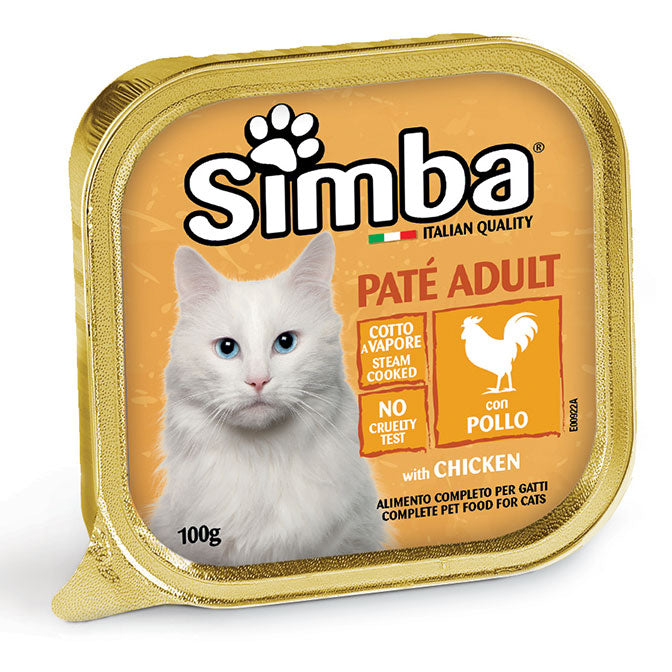 SIMBA GATTO PATE' CON POLLO 100 GR.