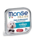 MONGE FRESH PATE' E BOCCONCINI CON TONNO 100 GR.