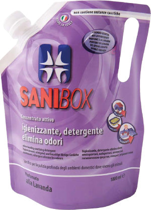 SANIBOX DETERGENTE CONCENTRATO PROFUMATO ALLA LAVANDA 5 LT.