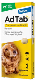 ELANCO ADTAB CANE (450 MG. / 11 - 22 KG.) 3 CPR.