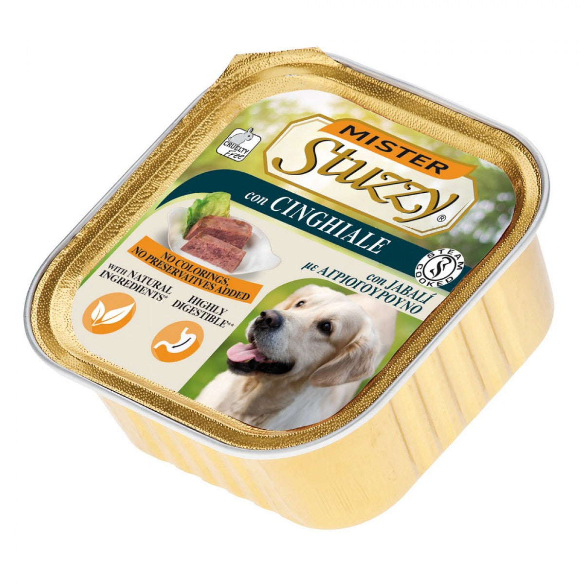 MISTER STUZZY DOG CON CINGHIALE 300 GR.