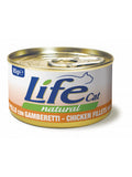 LIFE CAT NATURAL POLLO CON GAMBERETTI 85 GR.