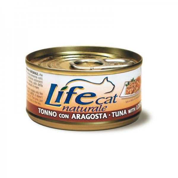 LIFE CAT NATURAL TONNO CON ARAGOSTA 85 GR.