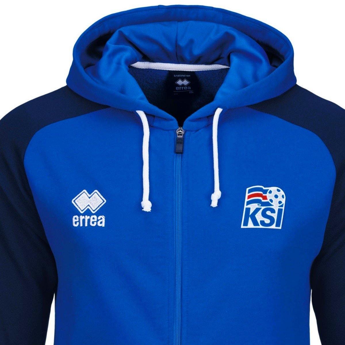 Iceland World Cup Hooded Presentation Soccer Tracksuit 2018/19 - Errea-3