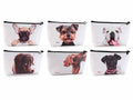 TROUSSE IN SIMILPELLE CON ZIP & STAMPA "CUCCIOLI"