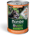 *MONGE BWILD DOG PUPPY & JUNIOR ANATRA, ZUCCA, ZUCCHINE 400 GR.