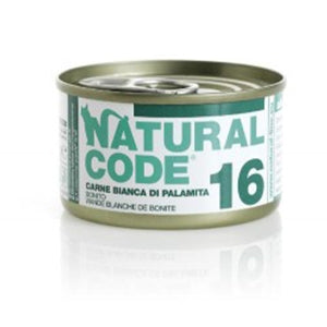 NATURAL CODE 16 CARNE BIANCA DI PALAMITA (TONNETTO) 85 GR.