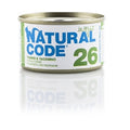 NATURAL CODE 26 TONNO & TACCHINO IN JELLY 85 GR.