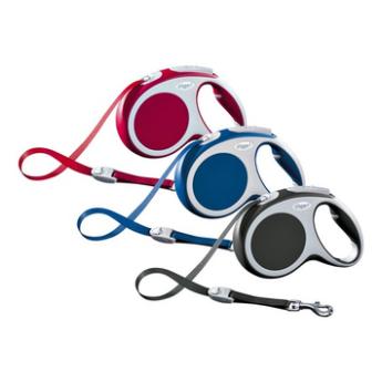 FLEXI VARIO GUINZAGLIO ESTENSIBILE 5M. TG. S ROSSO