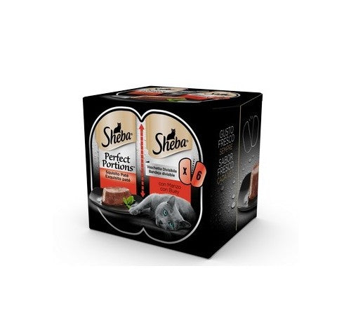 SHEBA PERFECT PORTIONS PATE' MANZO 6 x 37,5 GR.