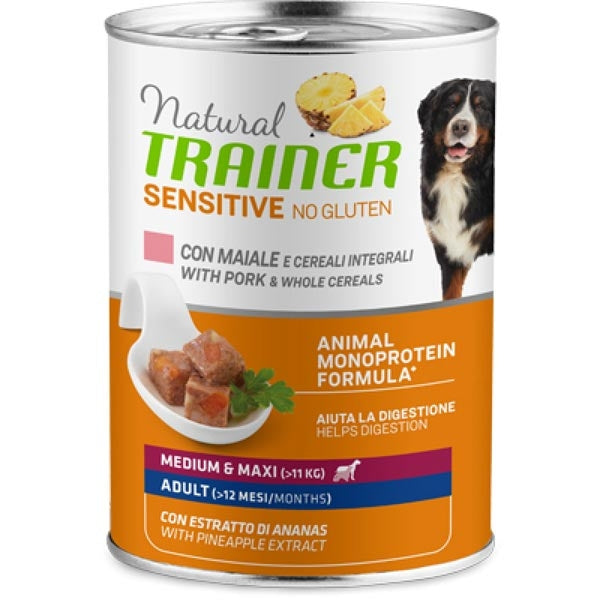 NATURAL TRAINER SENSITIVE ADULT MEDIUM/MAXI MAIALE 400 GR.