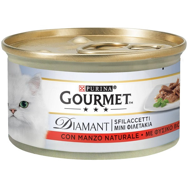 GOURMET DIAMANT SFILACCETTI DI MANZO 85 GR.