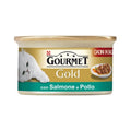 GOURMET GOLD DADINI IN SALSA SALMONE & POLLO 85 GR.