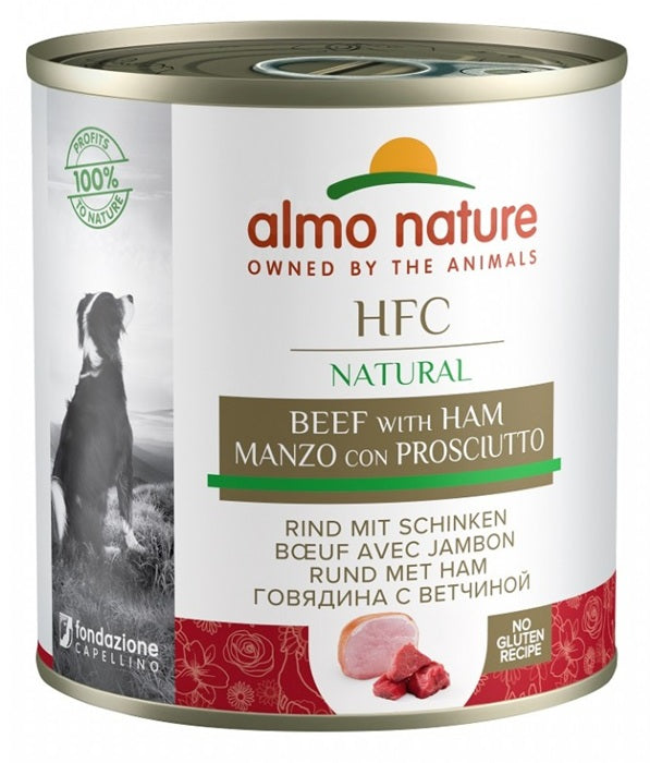 ALMO NATURE DOG HFC CUISINE MANZO & PROSCIUTTO 290 GR.