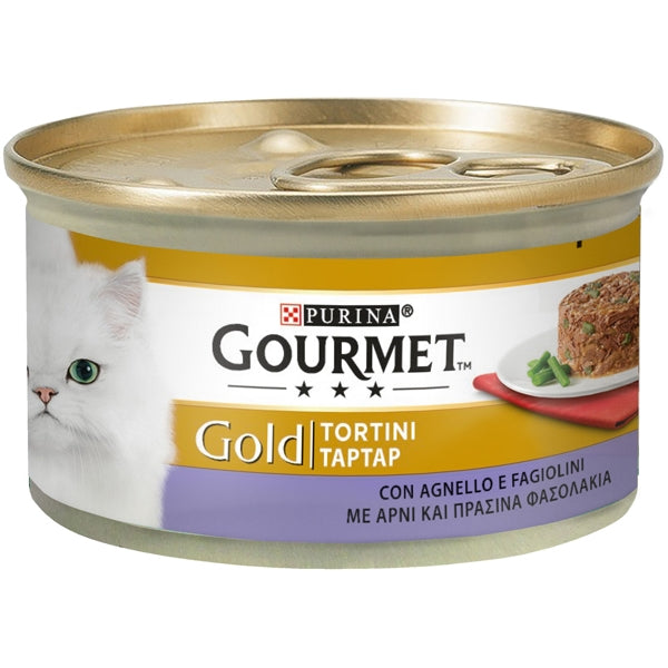 GOURMET GOLD TORTINI CON AGNELLO & FAGIOLINI 85 GR.