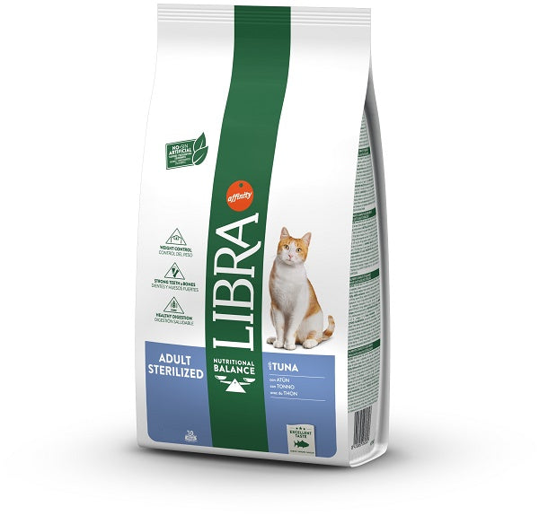 LIBRA CAT ADULT STERILIZED TONNO 10 KG.