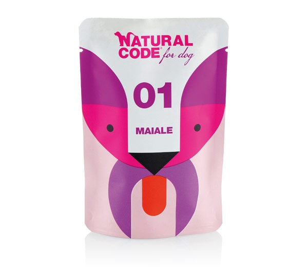 NATURAL CODE DOG01 MAIALE BUSTA 100 GR.