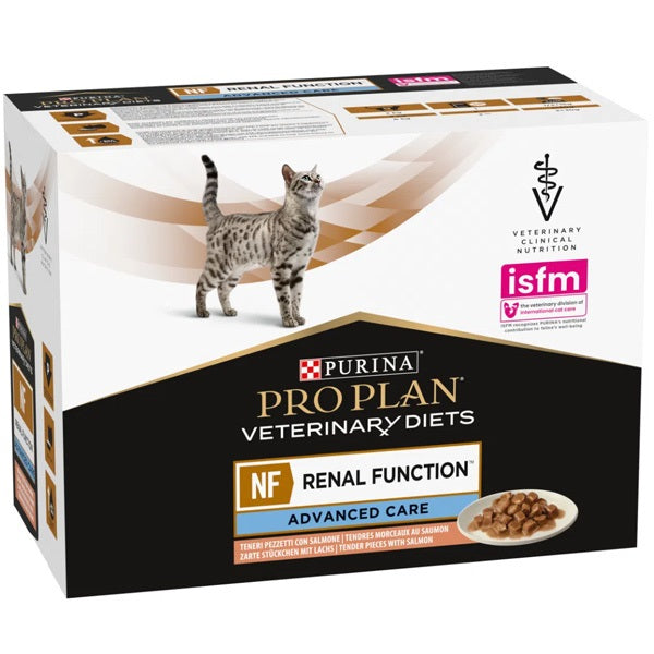 PURINA PRO PLAN CAT NF RENAL FUNCTION ADVANCED CARE SALMONE 85 GR.