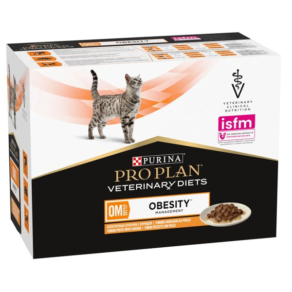 PURINA PRO PLAN CAT OM ST/OX OBESITY MANAGEMENT POLLO 85 GR.