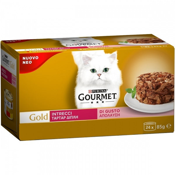 GOURMET GOLD INTRECCI DI GUSTO MULTIPACK (24 x 85 GR.)