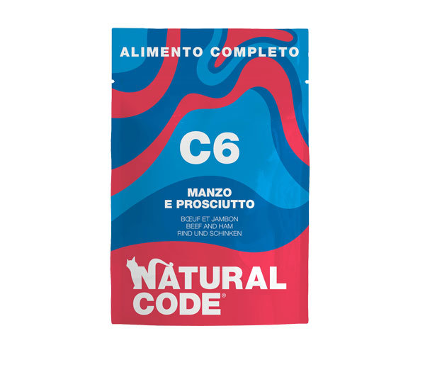 NATURAL CODE C6 COMPLETO MANZO & PROSCIUTTO 70 GR.