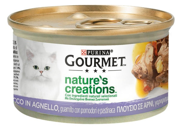 GOURMET NATURE'S CREATIONS AGNELLO, POMODORI & PASTINACA 85 GR.