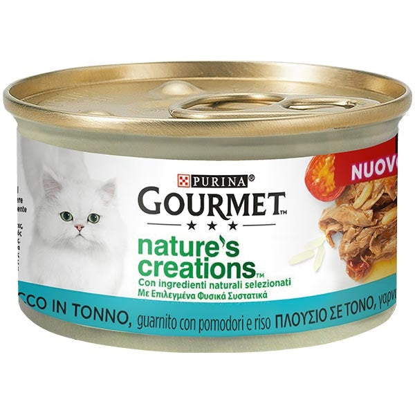 GOURMET NATURE'S CREATIONS TONNO, POMODORI & RISO 85 GR.
