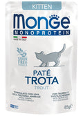 MONGE CAT MONOPROTEIN PATE' KITTEN TROTA 85 GR.