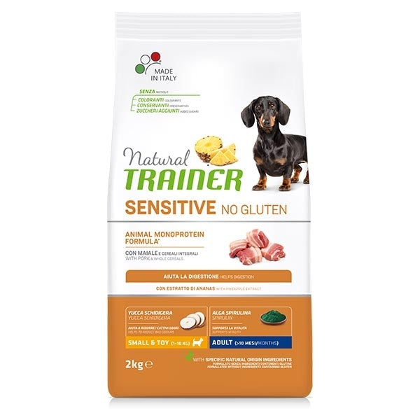 NATURAL TRAINER SENSITIVE ADULT MINI MAIALE 7 KG.