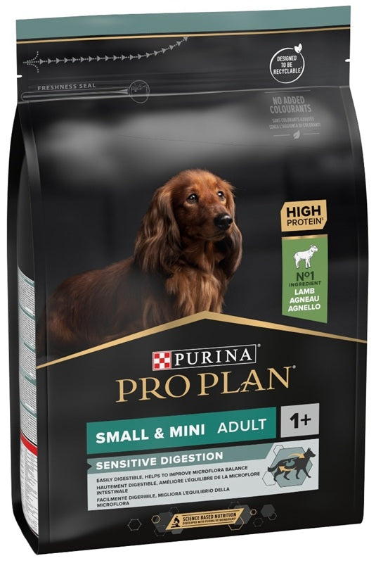 PURINA PROPLAN DOG SMALL & MINI ADULT SENSITIVE DIGESTION AGNELLO 3 KG.