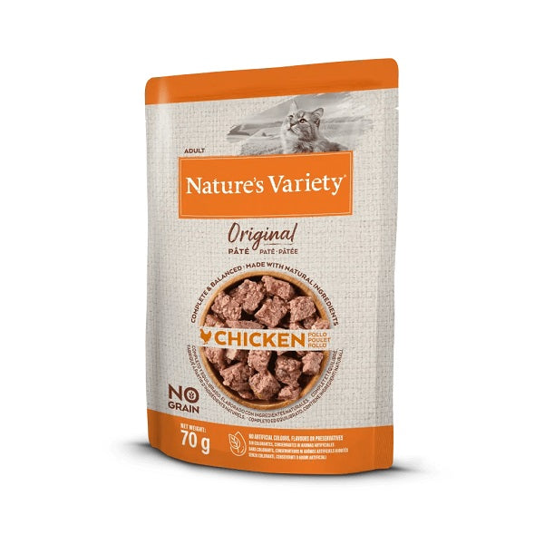 NATURE'S VARIETY CAT ORIGINAL PATE' POLLO 70 GR.